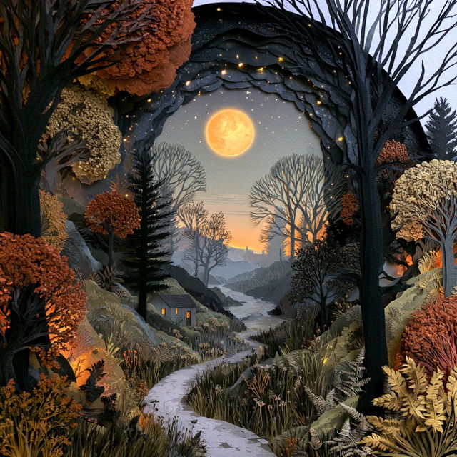 Helen Musselwhite style, Midjourney V8.2, render 2 of 4