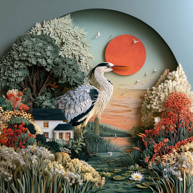 Helen Musselwhite style, Midjourney V8.2, render 3 of 4
