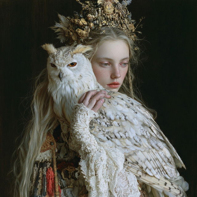 Helene Beland style, Midjourney V8.2, render 4 of 4