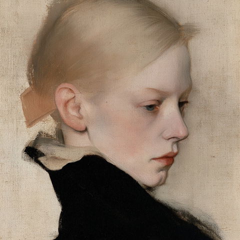Helene Schjerfbeck style (Painters), Midjourney V8.2
