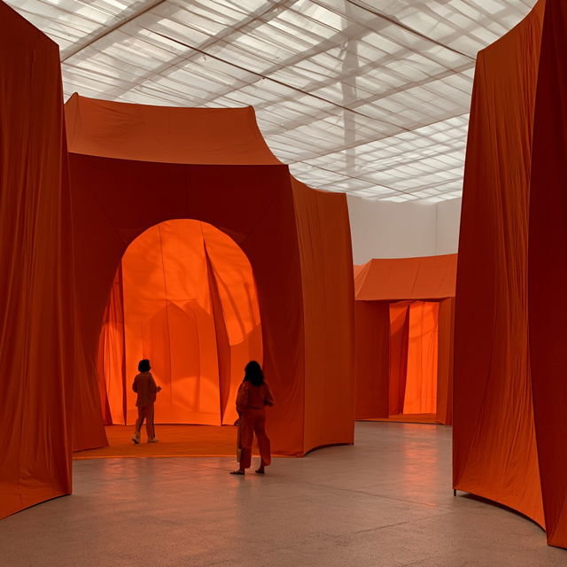 Helio Oiticica style, Midjourney V8.2, render 2 of 4