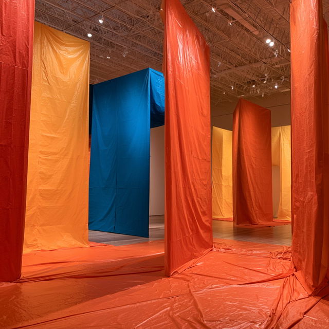 Helio Oiticica style, Midjourney V8.2, render 4 of 4