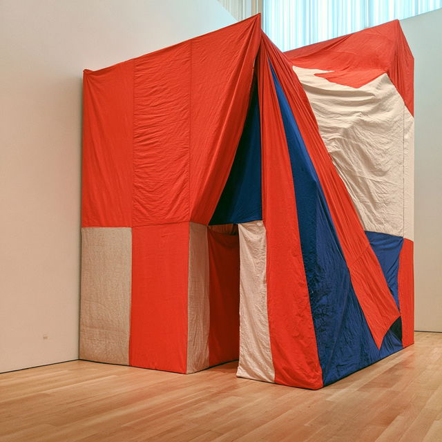 Helio Oiticica style, Midjourney V8.2, render 3 of 4