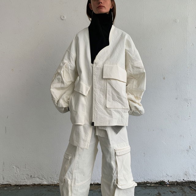 Helmut Lang style, Midjourney V8.2, render 4 of 4