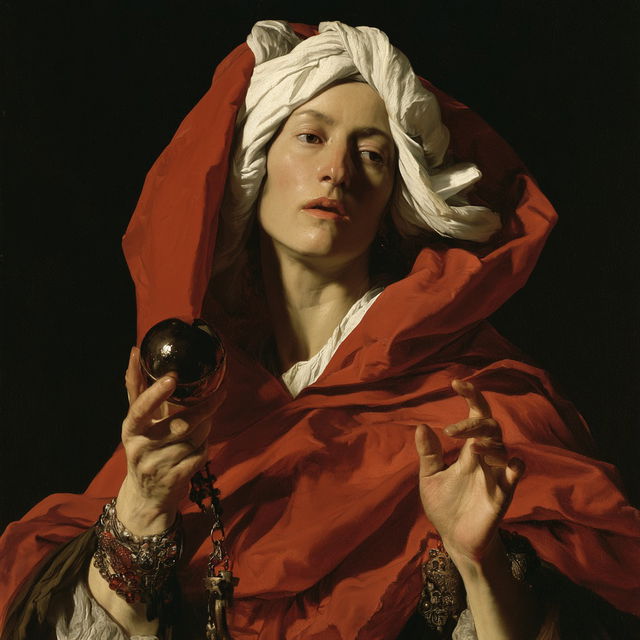 Hendrick ter Brugghen style, Midjourney V8.2, render 2 of 4