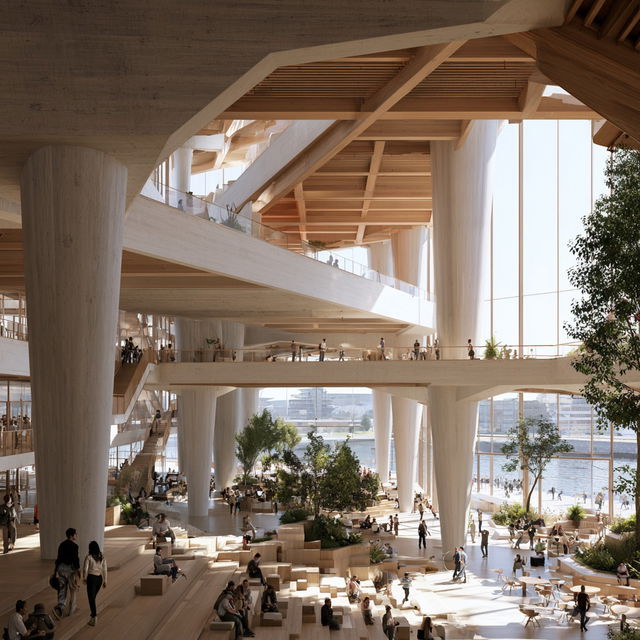 Henning Larsen style, Midjourney V8.2, render 1 of 4