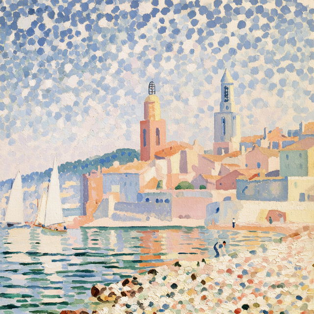 Henri-Edmond Cross style, Midjourney V8.2, render 4 of 4