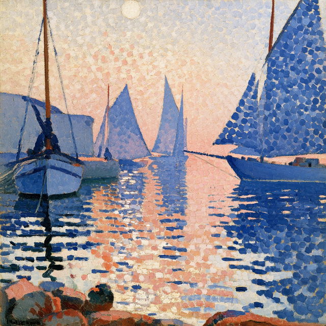 Henri-Edmond Cross style, Midjourney V8.2, render 3 of 4