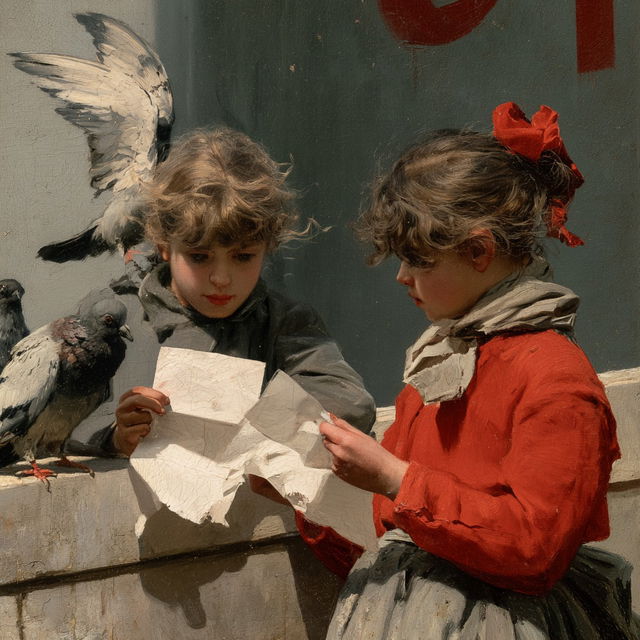 Henri-Jules-Jean Geoffroy style, Midjourney V8.2, render 4 of 4