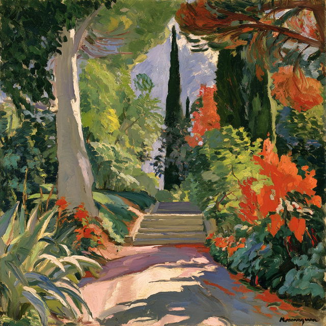 Henri Manguin style, Midjourney V8.2, render 1 of 4