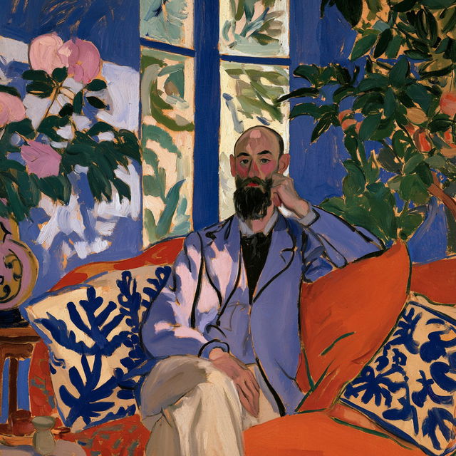 Henri Matisse style, Midjourney V8.2, render 2 of 4