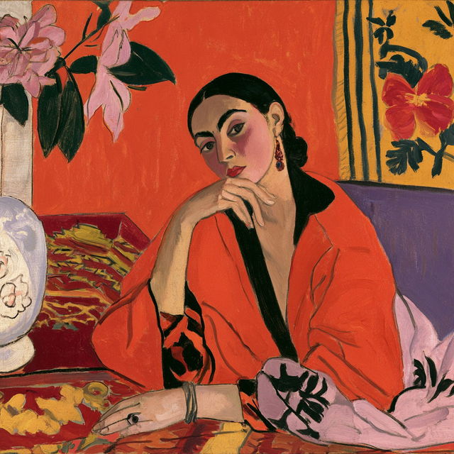 Henri Matisse style, Midjourney V8.2, render 4 of 4