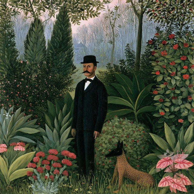 Henri Rousseau style, Midjourney V8.2, render 4 of 4