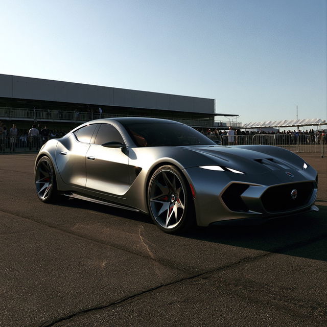 Henrik Fisker style, Midjourney V8.2, render 1 of 4