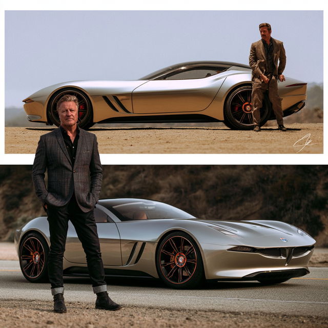 Henrik Fisker style, Midjourney V8.2, render 4 of 4