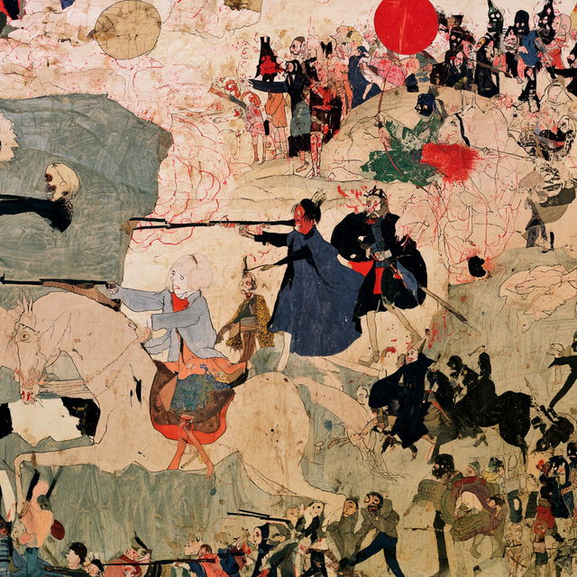 Henry Darger style, Midjourney V8.2, render 1 of 4