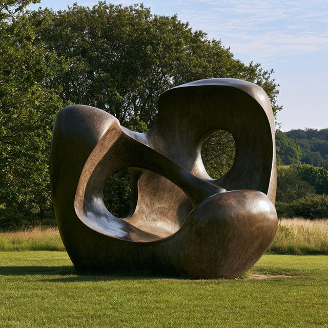Henry Moore style, Midjourney V8.2, render 4 of 4