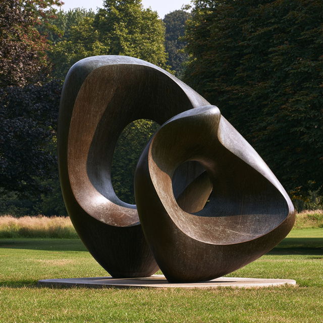 Henry Moore style, Midjourney V8.2, render 3 of 4