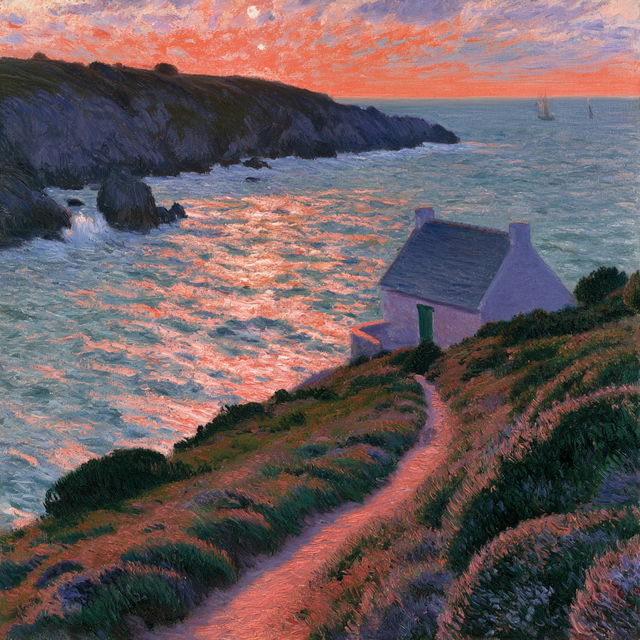 Henry Moret style, Midjourney V8.2, render 2 of 4