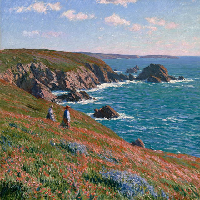 Henry Moret style, Midjourney V8.2, render 1 of 4