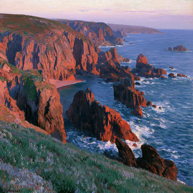 Henry Moret style, Midjourney V8.2, render 3 of 4