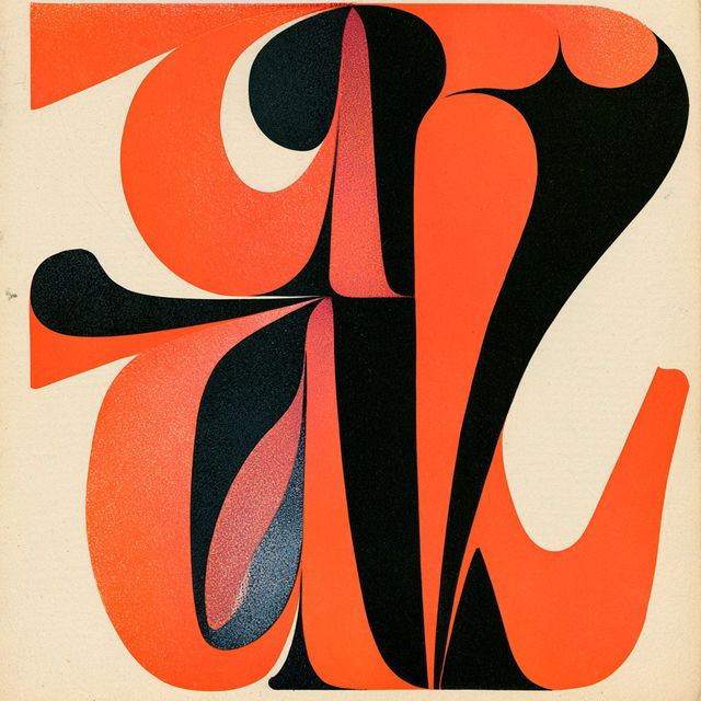 Herb Lubalin style, Midjourney V8.2, render 1 of 4