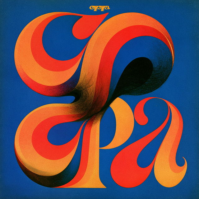 Herb Lubalin style, Midjourney V8.2, render 3 of 4