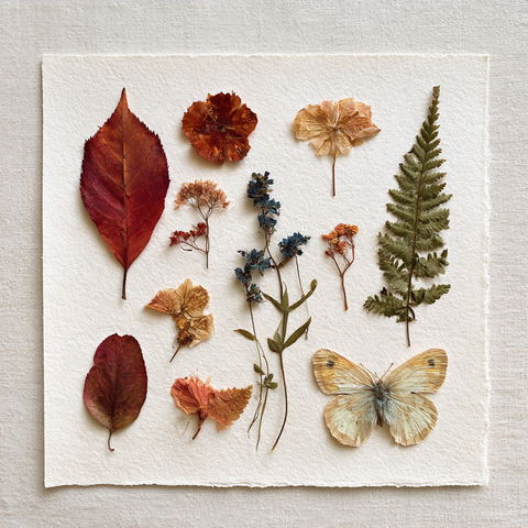 Herbarium style (Techniques), Midjourney V8.2