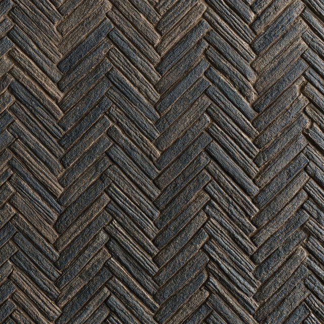 Herringbone texture style, Midjourney V8.2, render 1 of 4