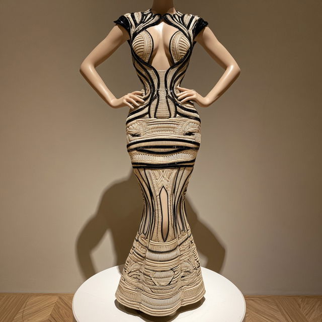 Herve Leger style, Midjourney V8.2, render 1 of 4