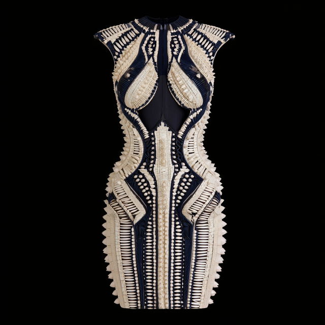 Herve Leger style, Midjourney V8.2, render 4 of 4