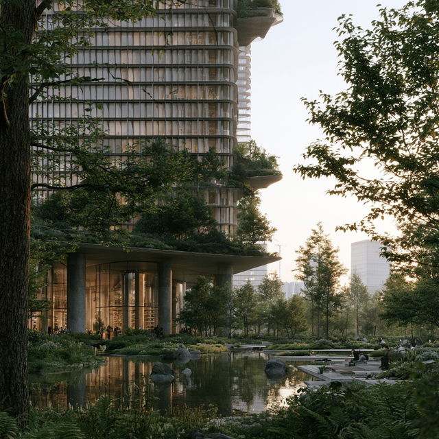 Herzog & de Meuron style, Midjourney V8.2, render 2 of 4