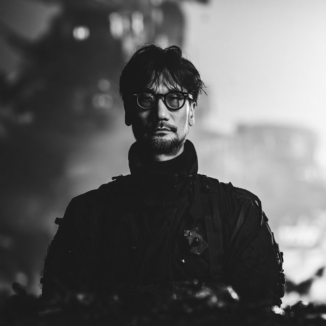 Hideo Kojima style, Midjourney V8.2, render 1 of 4