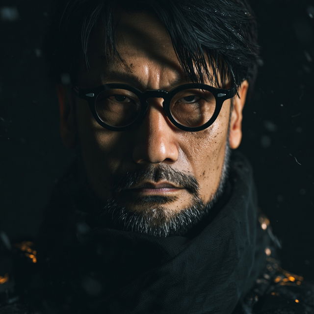 Hideo Kojima style, Midjourney V8.2, render 4 of 4