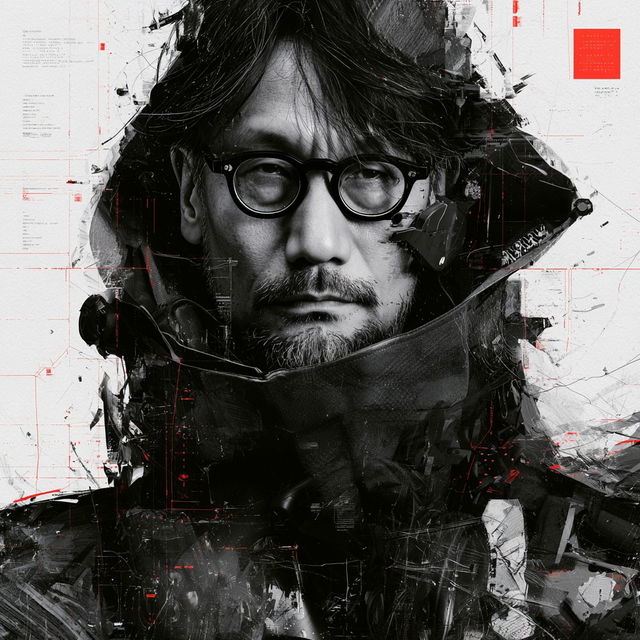 Hideo Kojima style, Midjourney V8.2, render 3 of 4