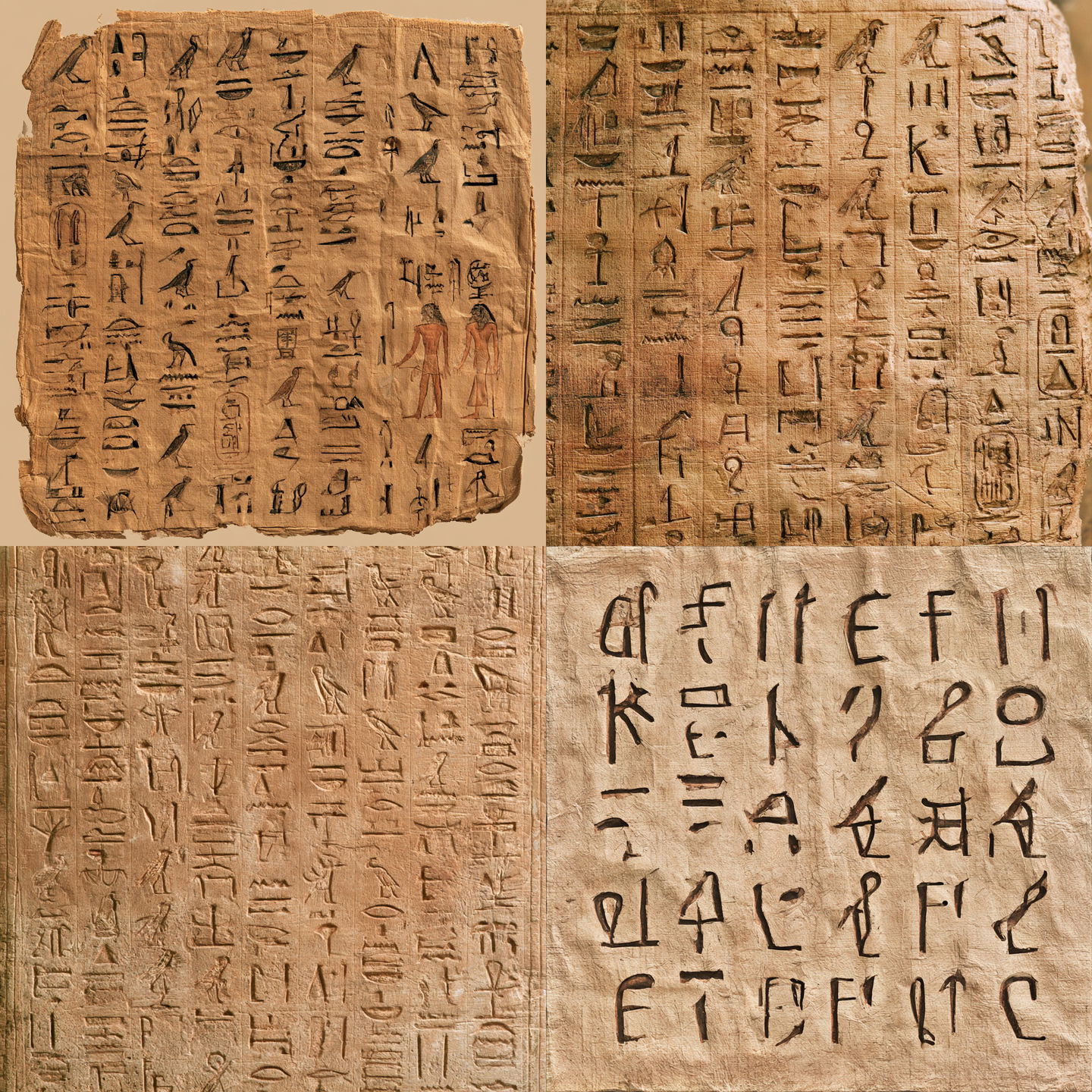 Hieratic script Midjourney style | Andrei Kovalev's Midlibrary