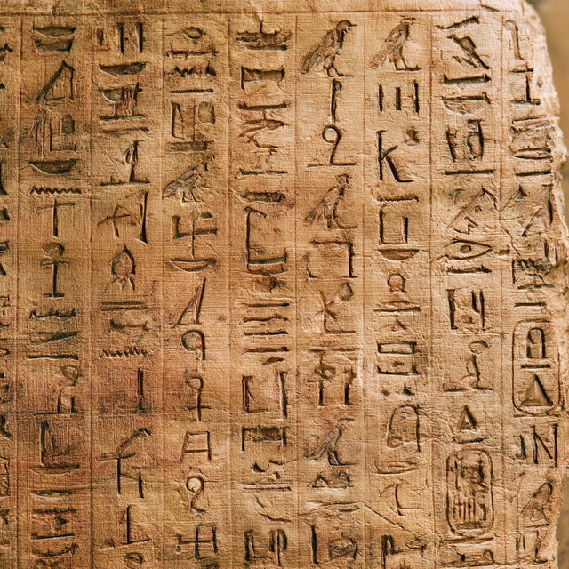 Hieratic script style, Midjourney V8.2, render 2 of 4