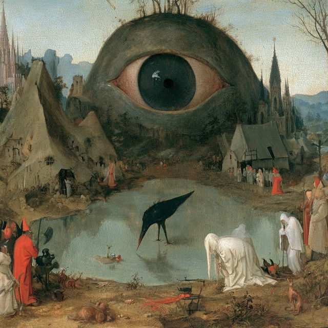 Hieronymus Bosch style, Midjourney V8.2, render 2 of 4