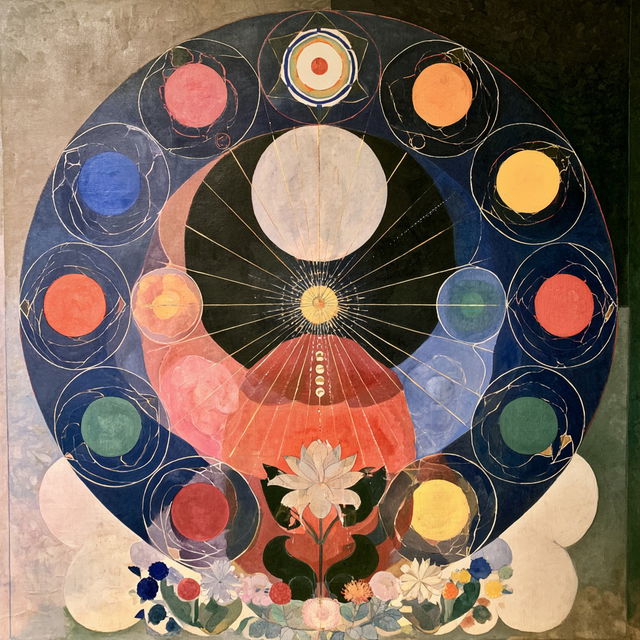 Hilma af Klint style, Midjourney V8.2, render 4 of 4