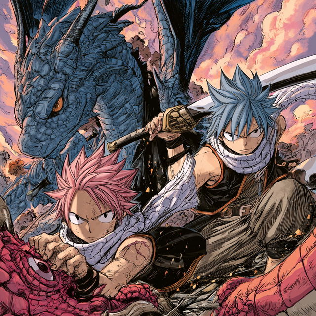 Hiro Mashima style, Midjourney V8.2, render 2 of 4