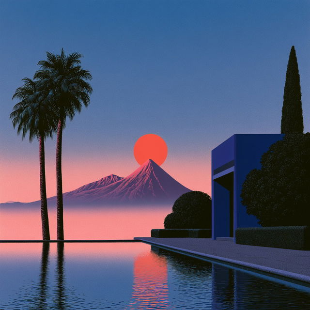 Hiroshi Nagai style, Midjourney V8.2, render 4 of 4