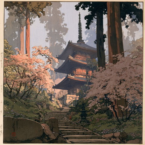 Hiroshi Yoshida style (Painters), Midjourney V8.2