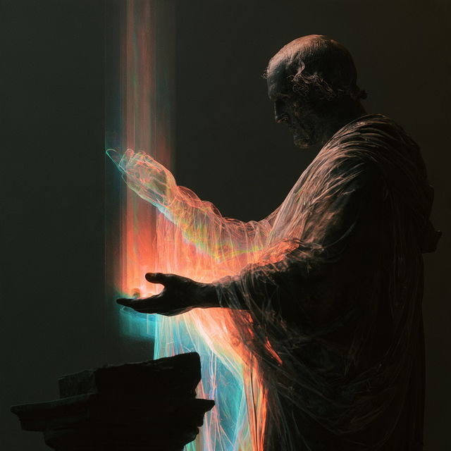 Holography style, Midjourney V8.2, render 4 of 4