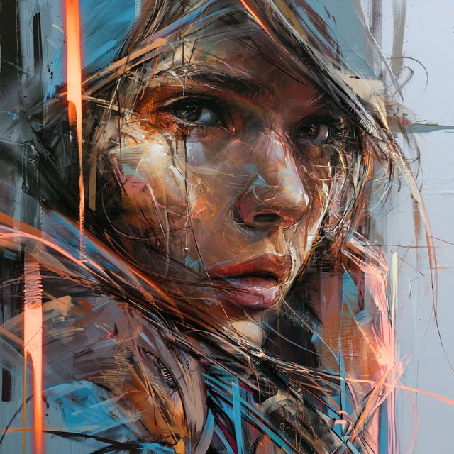 Hopare style, Midjourney V8.2, render 4 of 4