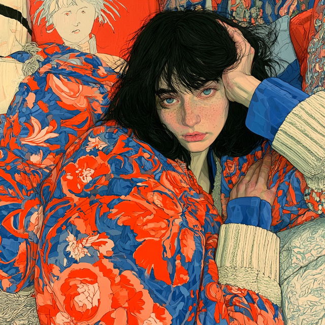 Hope Gangloff style, Midjourney V8.2, render 4 of 4
