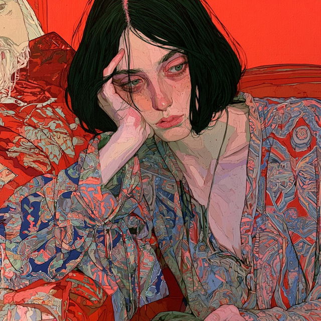 Hope Gangloff style, Midjourney V8.2, render 3 of 4