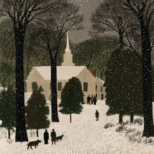 Horace Pippin style, Midjourney V8.2, render 4 of 4