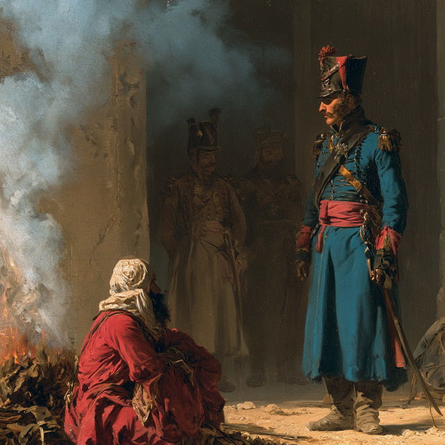Horace Vernet style, Midjourney V8.2, render 4 of 4