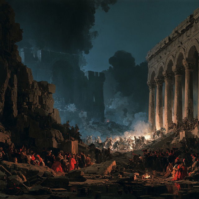 Horace Vernet style, Midjourney V8.2, render 3 of 4