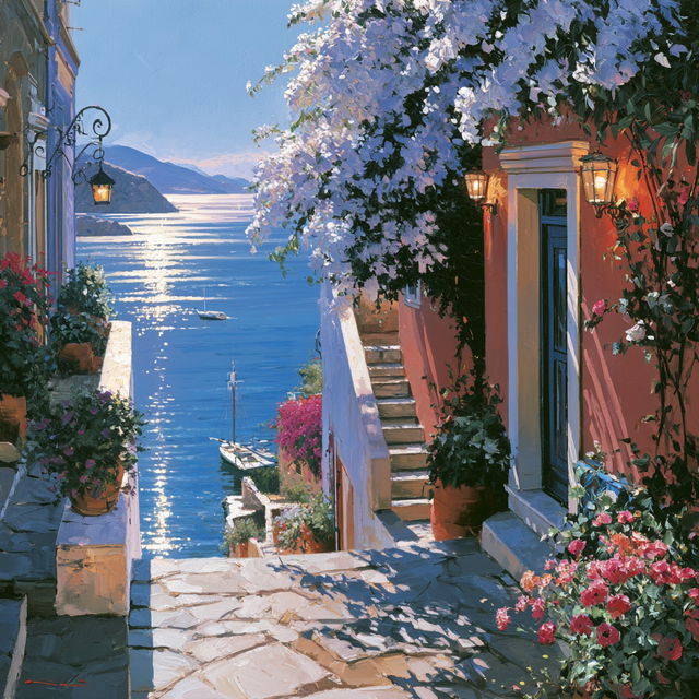 Howard Behrens style, Midjourney V8.2, render 2 of 4